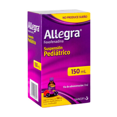 Allegra Suspensión Oral 150 Ml. Allegra Suspensión Oral 150 Ml.