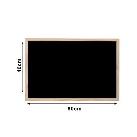 Outlet Pizarra doble blanca y negra 40x60cm Outlet Pizarra Doble Blanca Y Negra 40x60cm