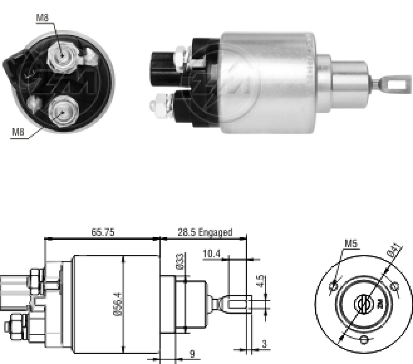AUTOMATICO DE ARRANQUE TOYOTA COROLLA 1.8 08/ BOSCH F000AL0118 ZM 