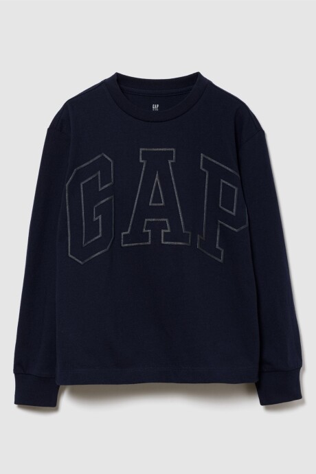 Remera Logo Gap Niño Navy Uniform