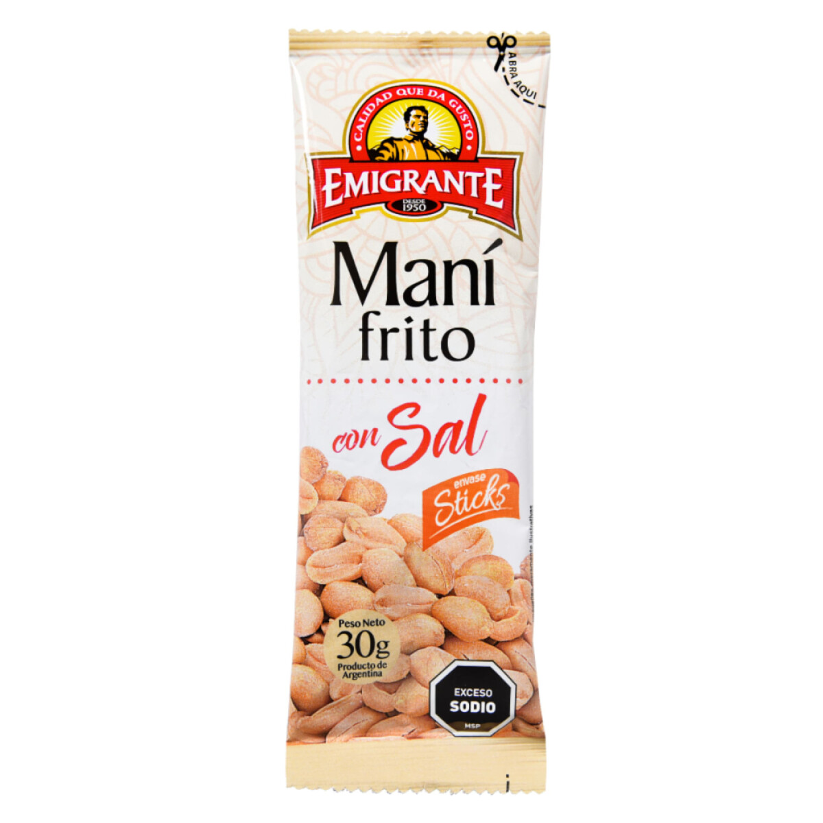 Stick de Mení Frito con Sal 30g 