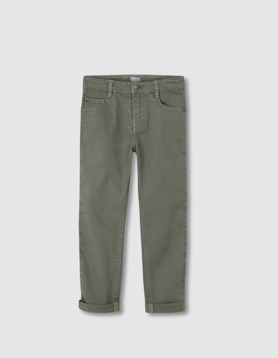 Pantalon Sarga - Verde 