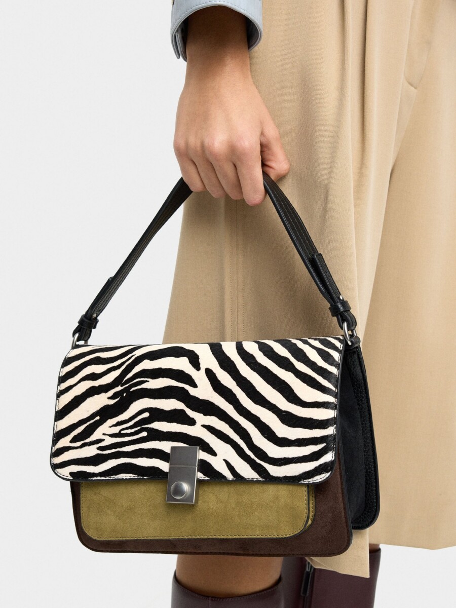 Bolso Bandolera Detalles De Piel lima