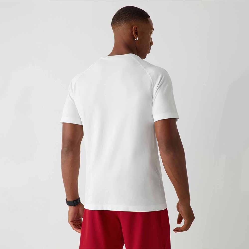 Polo Manga Corta Fit The Training Day Tee Hombre Classic White