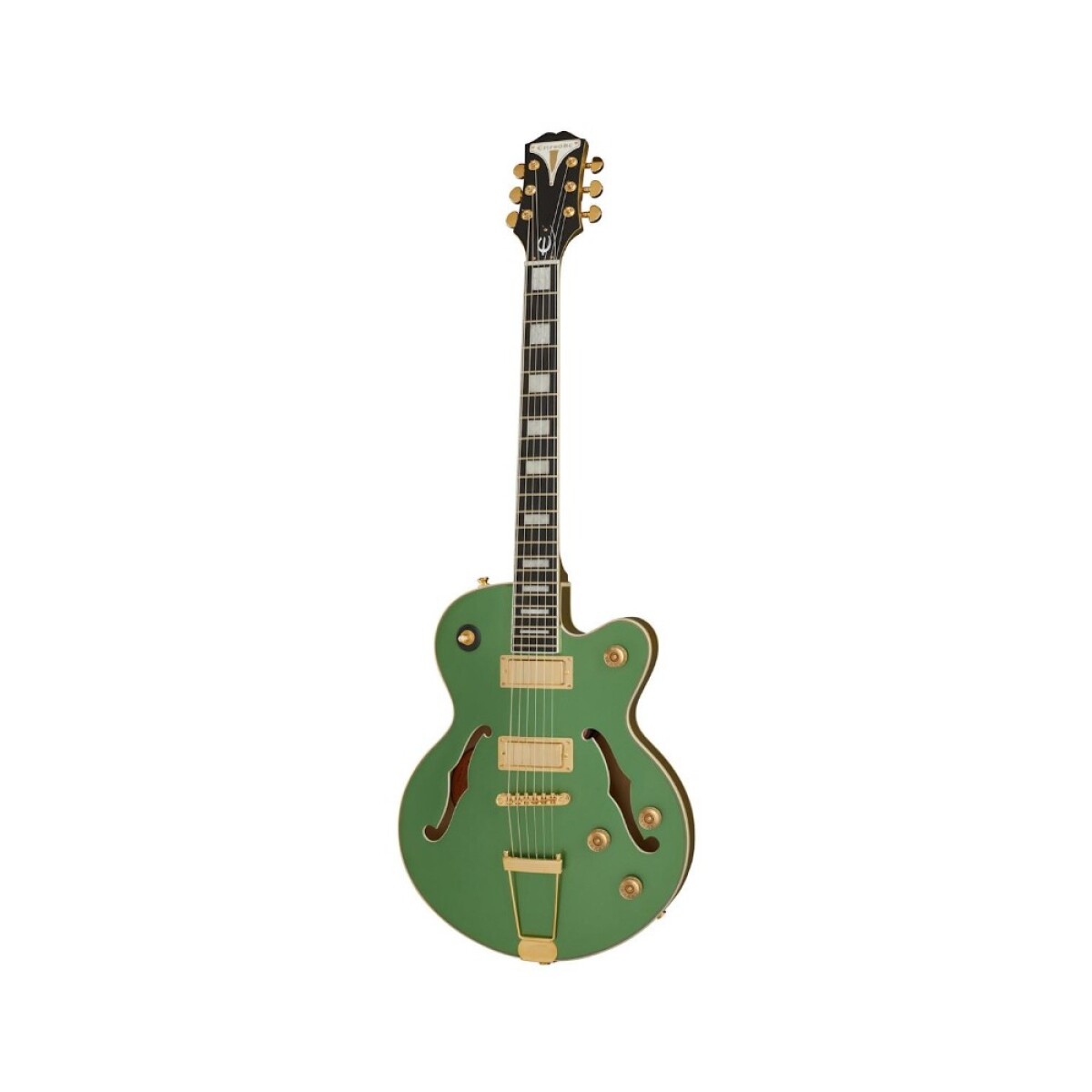 GUITARRA ELECTRICA EPIPHONE UPTOWN KAT EMERALD GREEN METALLIC 