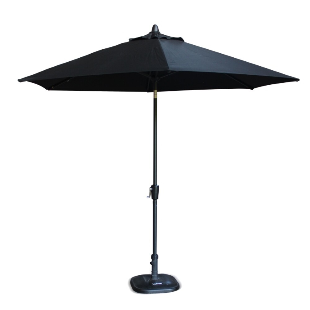 Sombrilla Jardín Premium Articulada 2.70 MTS Negra Sombrilla Jardín Premium Articulada 2.70 MTS Negra