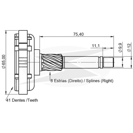 ALTERNADOR ARRANQUE VARIOS CHEVROLET REDUCTOR CAPTIVA 3.6 FORD FUSION 3.0 MITSUB. 41D UNIFAP ALTERNADOR ARRANQUE VARIOS CHEVROLET REDUCTOR CAPTIVA 3.6 FORD FUSION 3.0 MITSUB. 41D UNIFAP