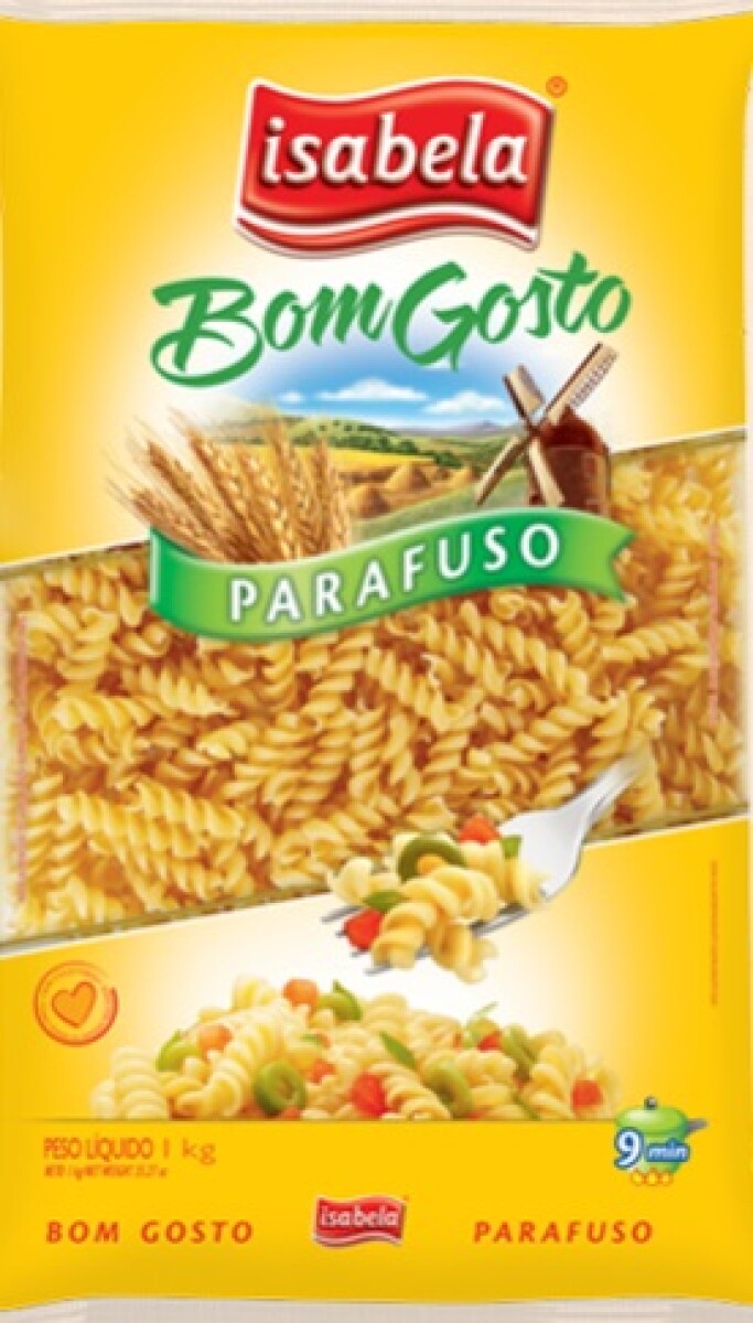 FIDEOS SEMOLADOS ISABELA 400G TIRABUZON 