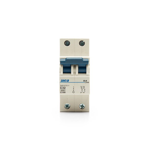 Llave térmica din Superlimit 2P 32A 6kA SK2232X