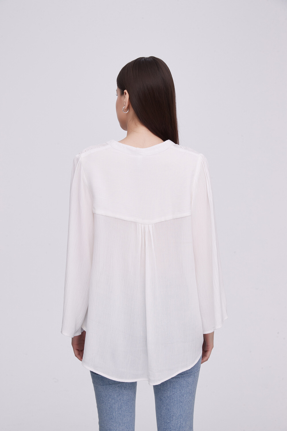 Blusa Bursas Marfil / Off White