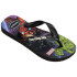 Sandalias Havaianas Kids Top Marvel Ii Niños Negro