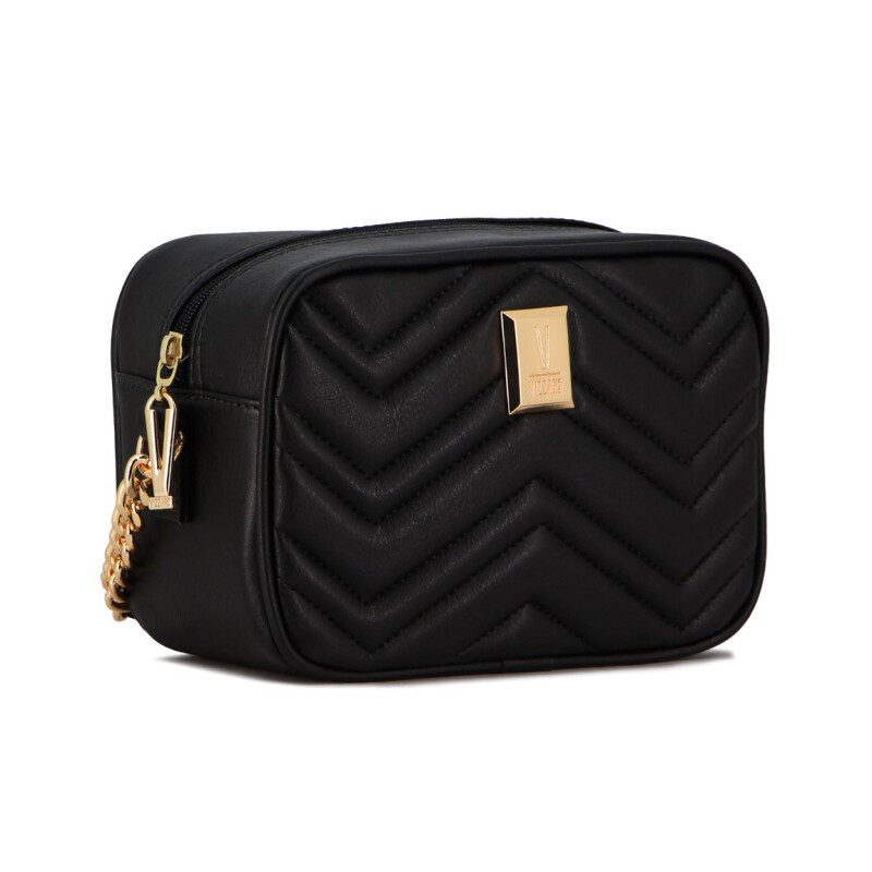 Cartera Vizzano Mujer Rectangular Con Cadena Negro