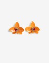 Aros Colgantes Largos Color Aros Colgantes Largos, Primavera - Naranja Medio