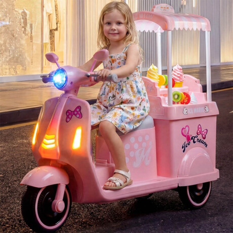 Moto A Batería Heladería Infantil C/Luz Sonido + Acc Moto A Batería Heladería Infantil C/Luz Sonido + Acc