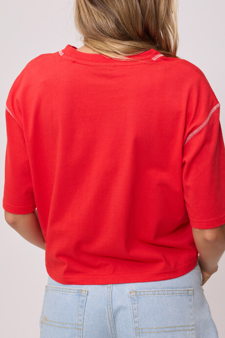 T-SHIRT RUTSU RUSTY Rojo