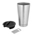 Vaso Termico De 592ml Acero Inoxidable Doble Capa Con Tapa Color Acero VBT001 Vaso Termico De 592ml Acero Inoxidable Doble Capa Con Tapa Color Acero VBT001