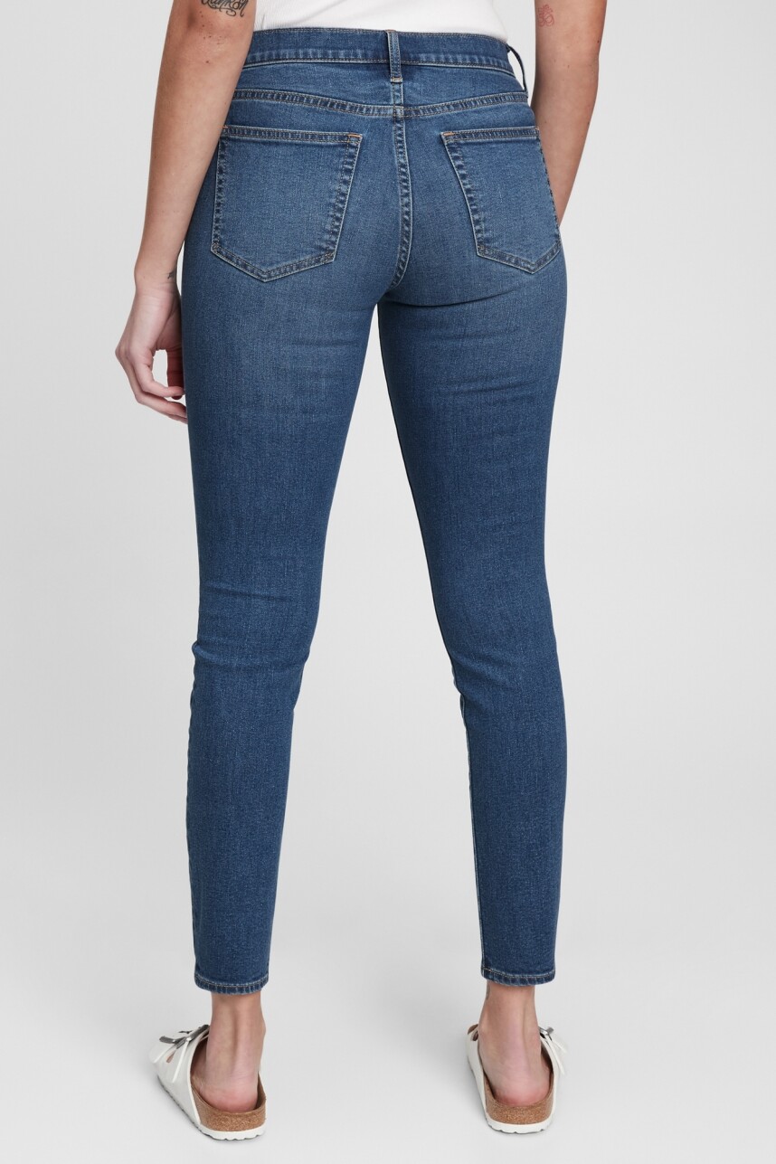 Jean True Skinny Mujer Medium Indigo 8