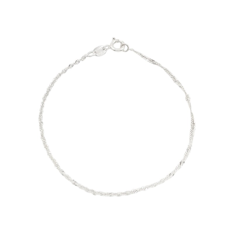 Pulsera Singapur-Plata 925-Sin piedra-PU3232 sinpiedra