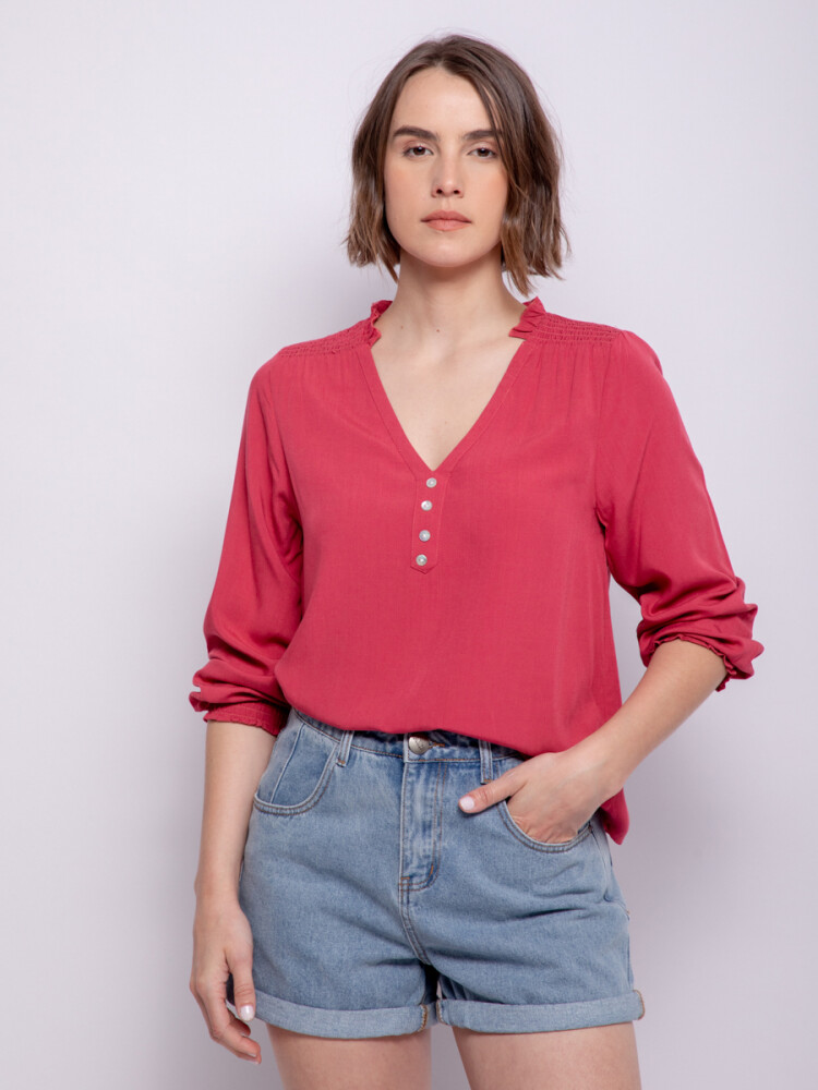 BLUSA MOLINAR Rojo Tabasco