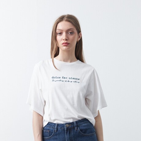 REMERA ALGARROBO Blanco