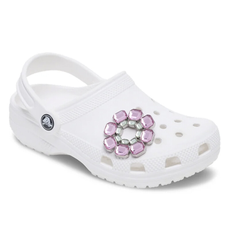 Jibbitz Charm™ Pink And Green Gem Multicolor