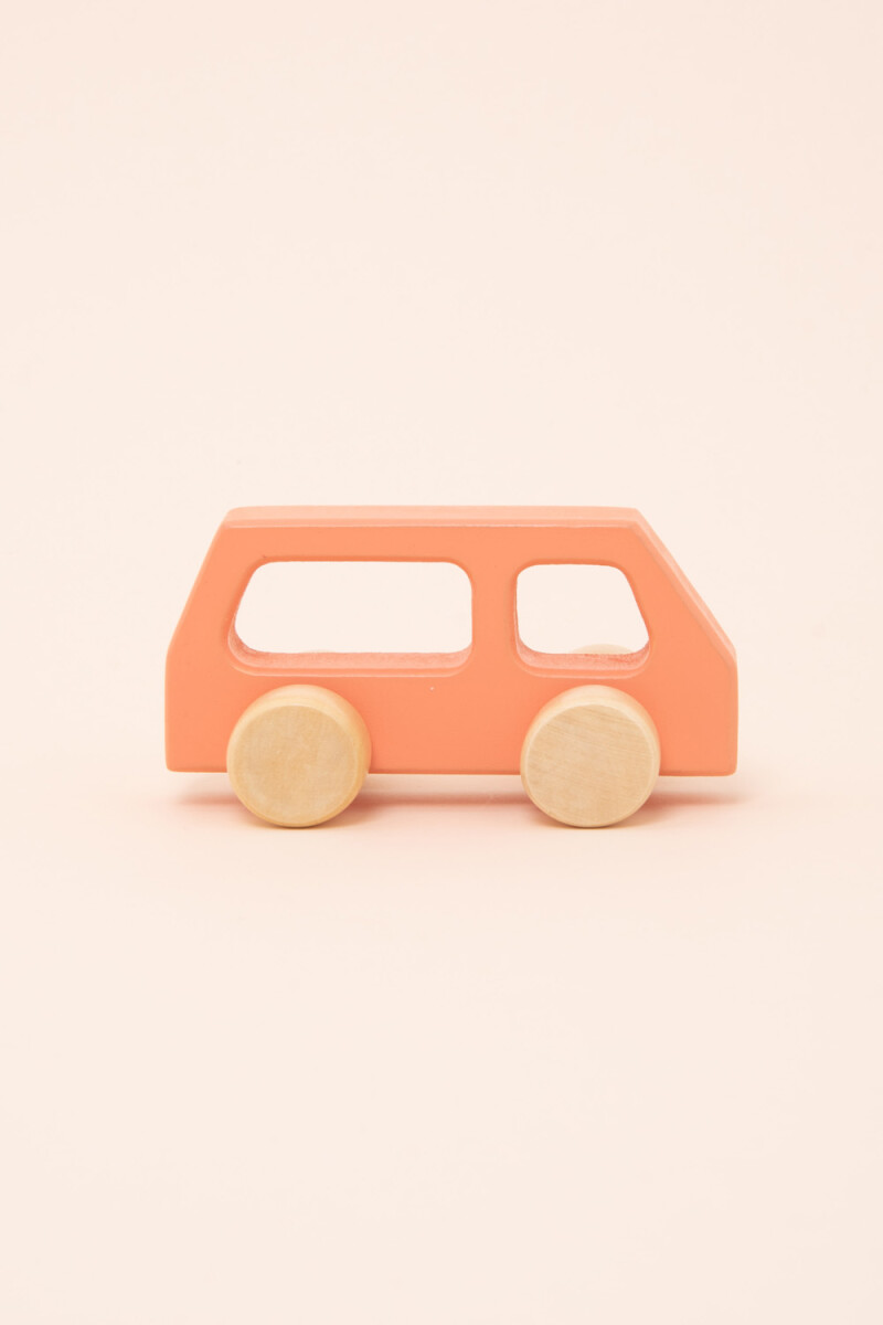 Auto de madera - Naranja 