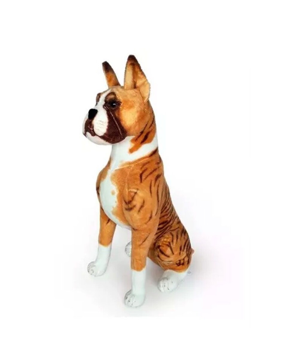 Peluche Perro Bóxer Sentado 64 Cm Animales Realistas Numi 