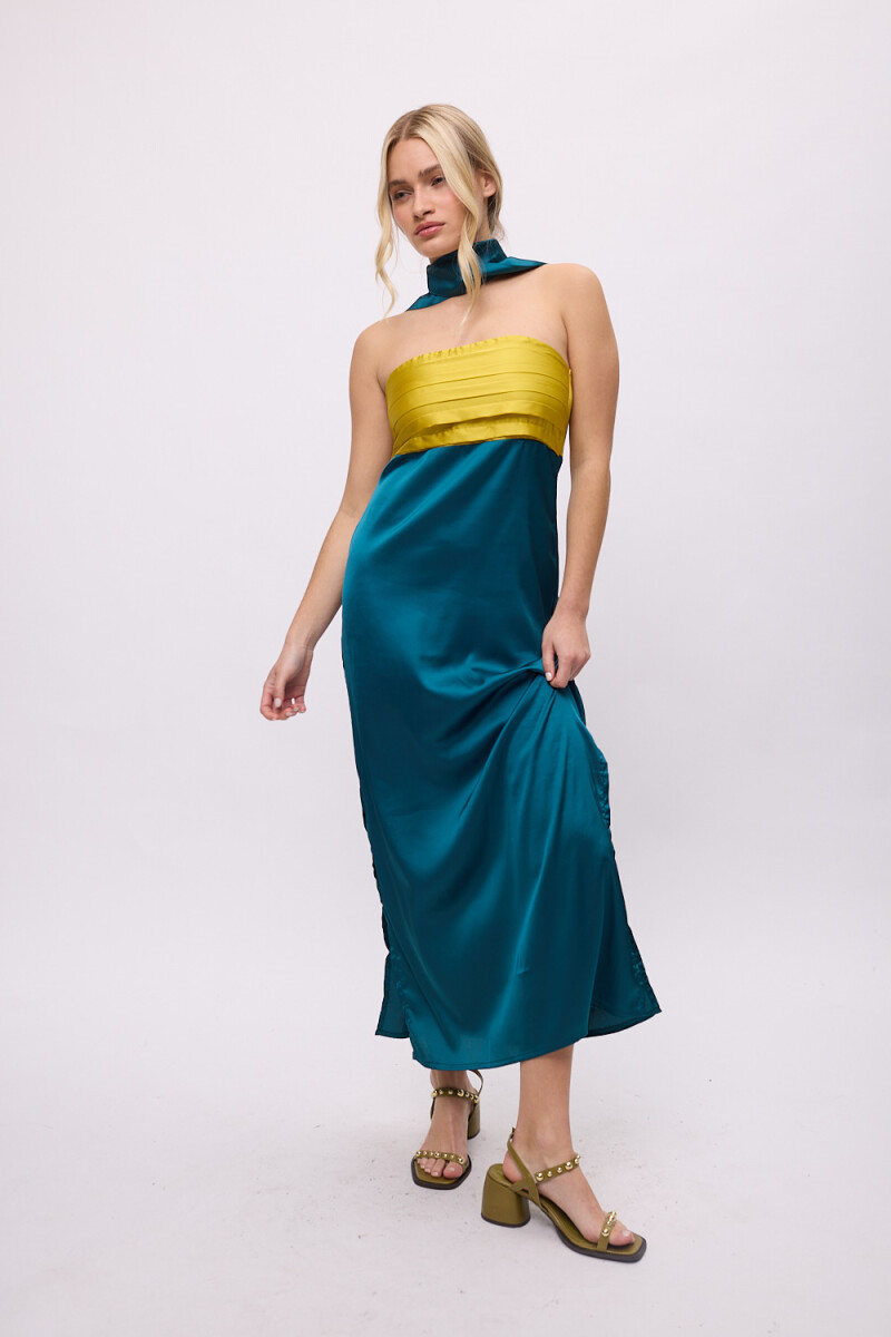 Vestido Mare - Petroleo 