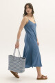 VESTIDO JEAN LYOCELL AZUL