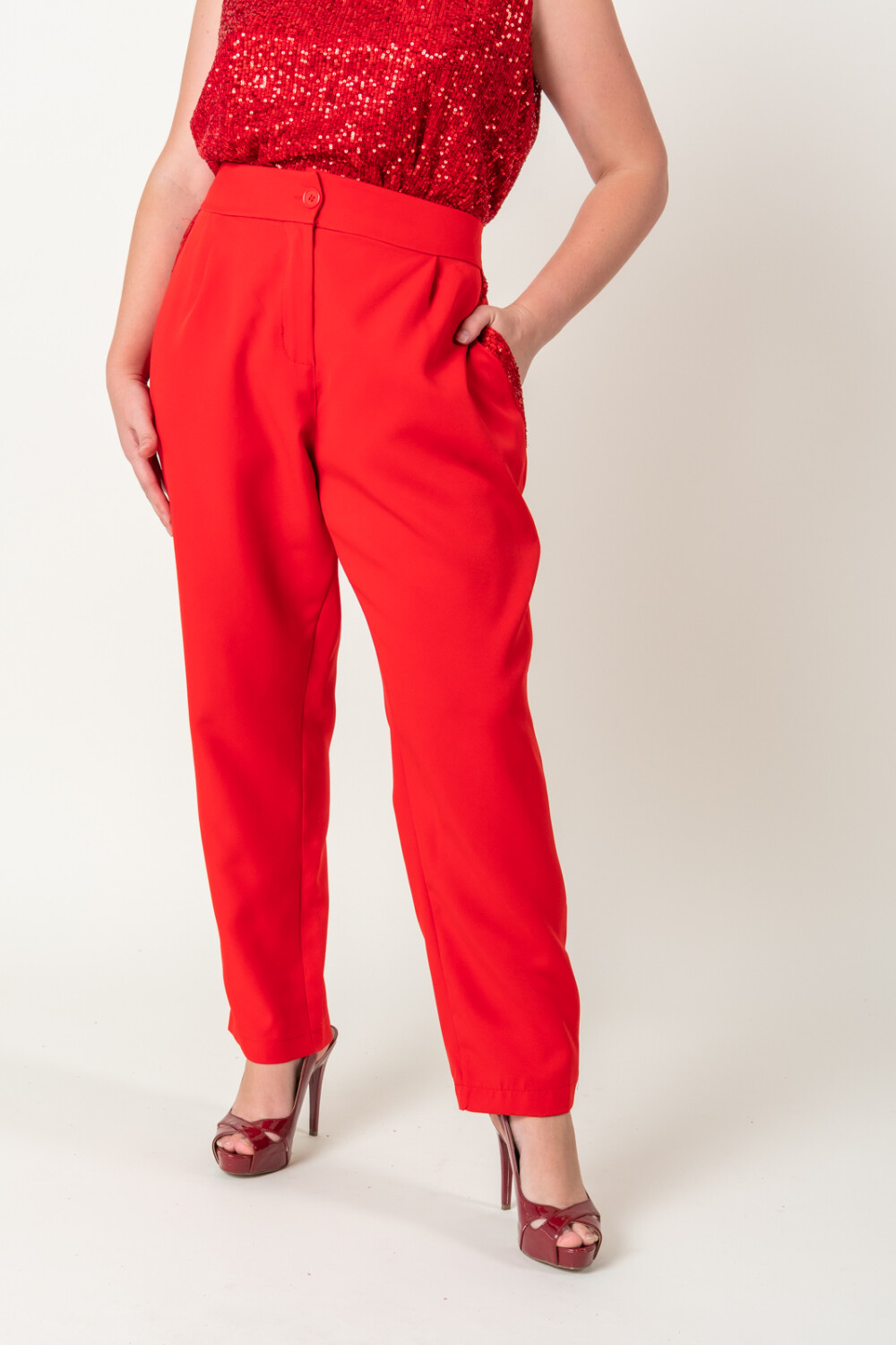 PANTALON IMANI Rojo