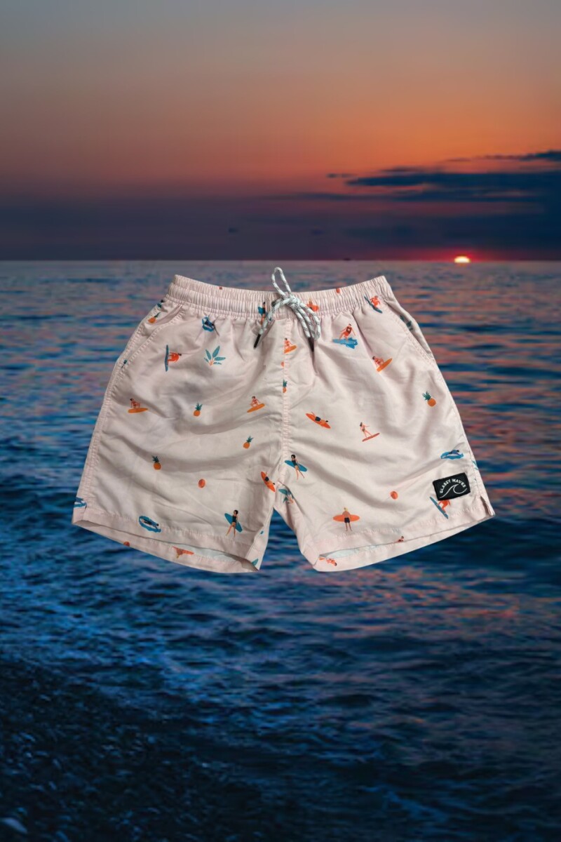 Short de Baño / Rosa U