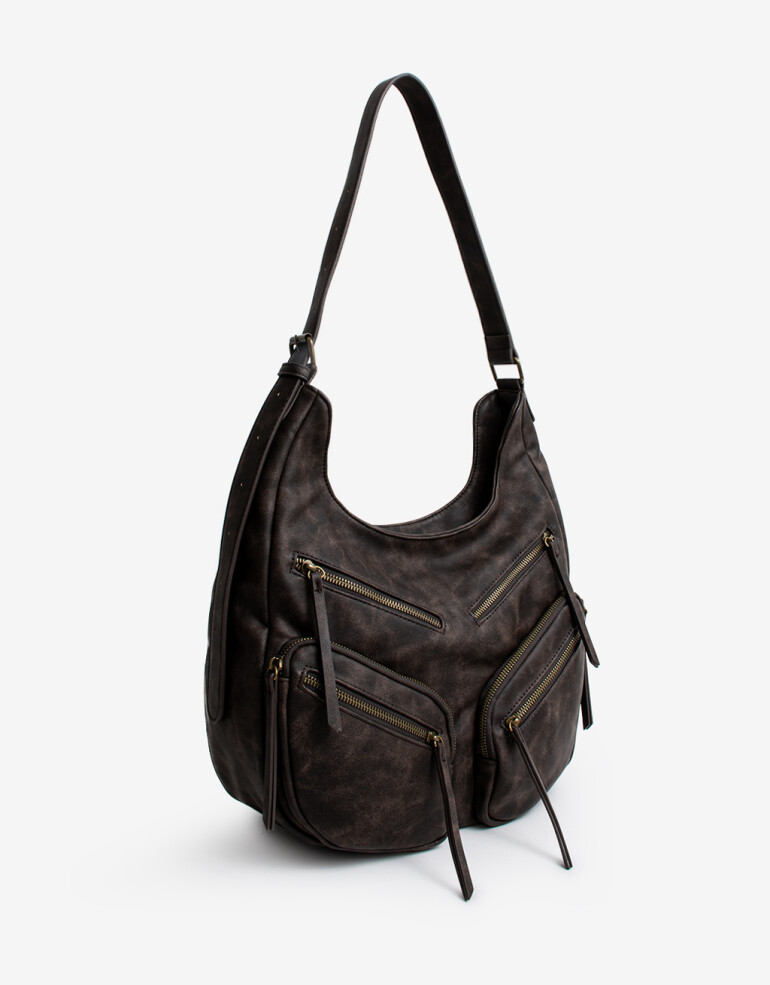 Saca Cartera Saca Multipocket - Marron Medio