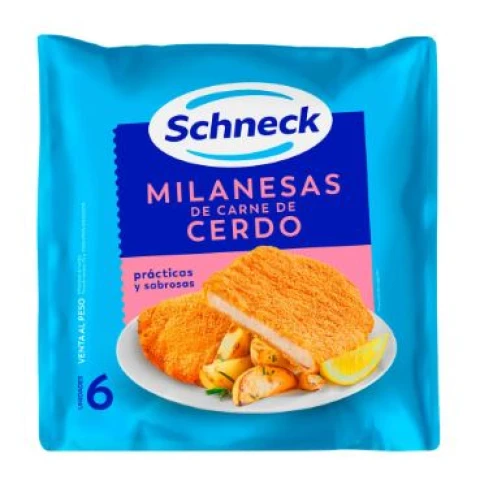 Milanesas de Cerdo Schneck 6 Unidades Milanesas de Cerdo Schneck 6 Unidades