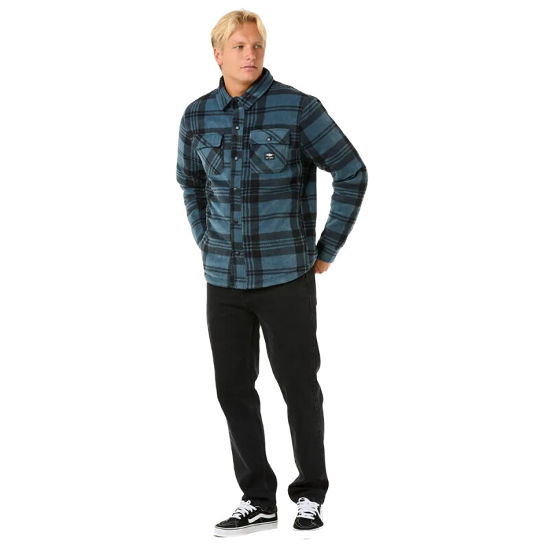 Camisa Rip Curl Tofino Polar - Azul Camisa Rip Curl Tofino Polar - Azul