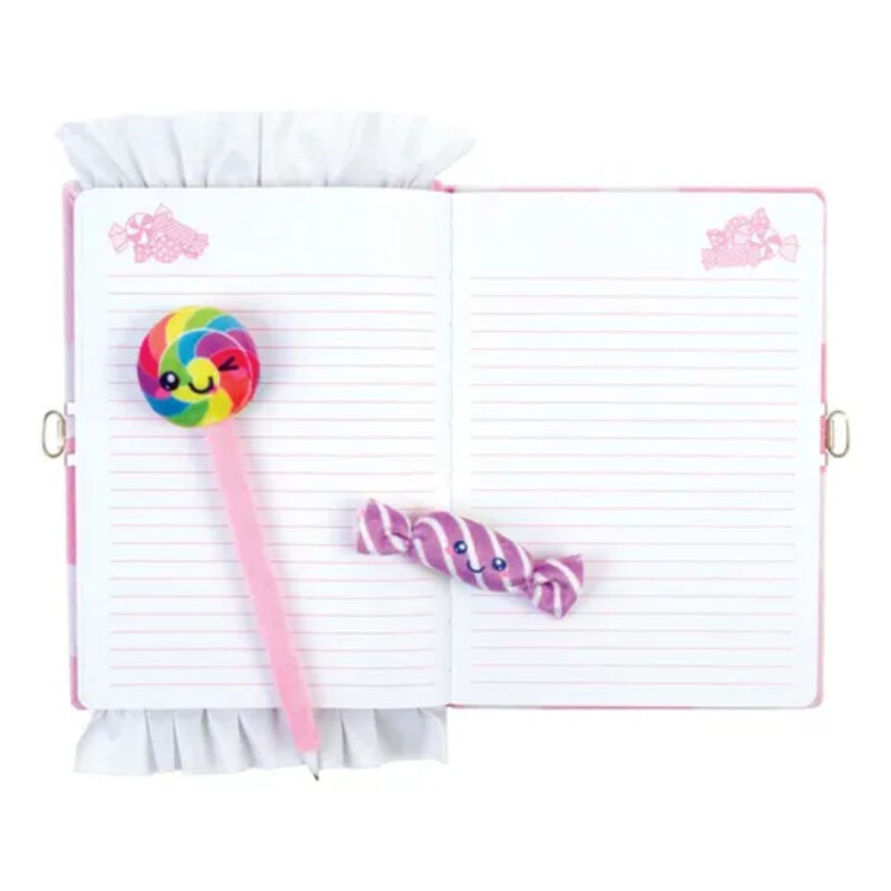 Diario intimo Candy con cierre Diario Intimo Candy Con Cierre