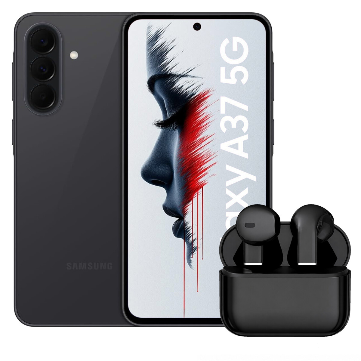 Samsung A37 8/256gb 5g + Regalo - GRIS 