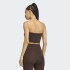 Top Adidas Bandeau Essentials Marrón