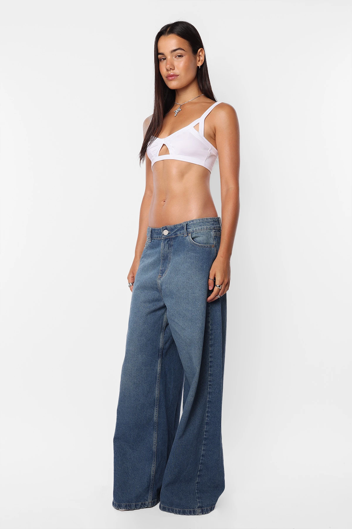 Microtop Beaded Blanco