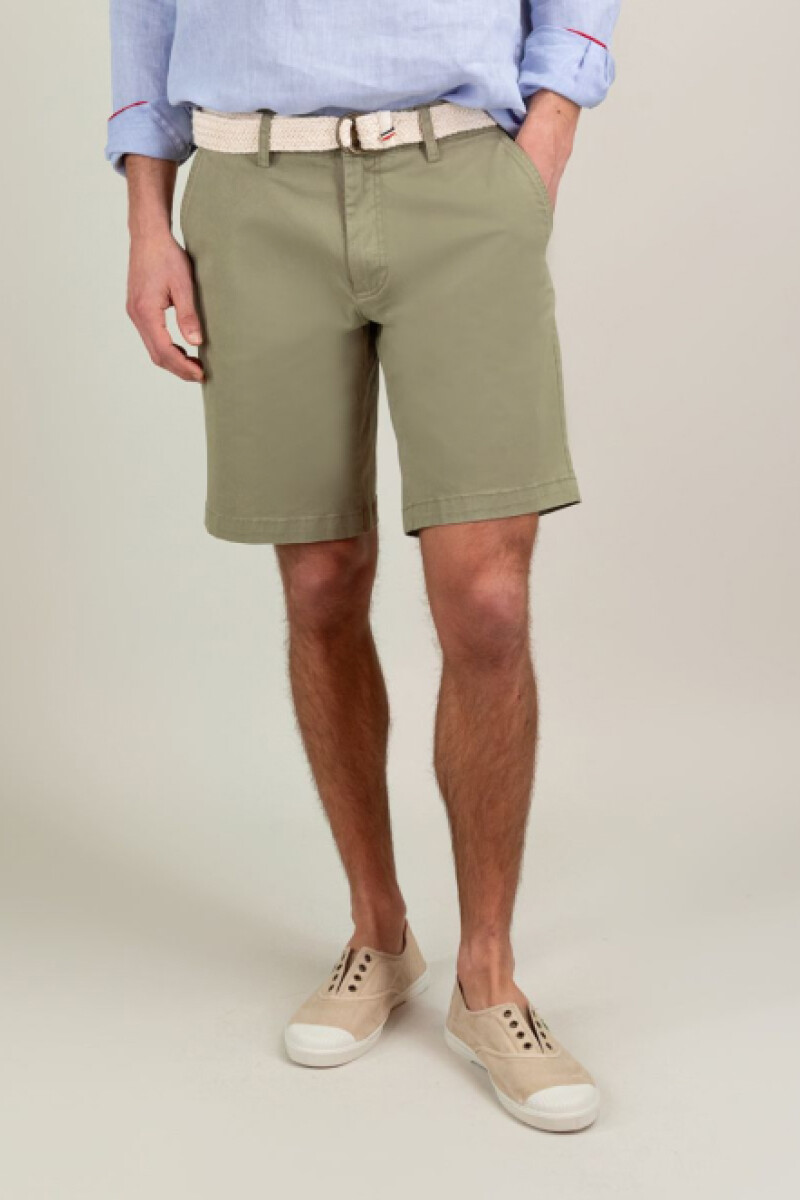 Bermuda El Ganso - Clásica Kakhi