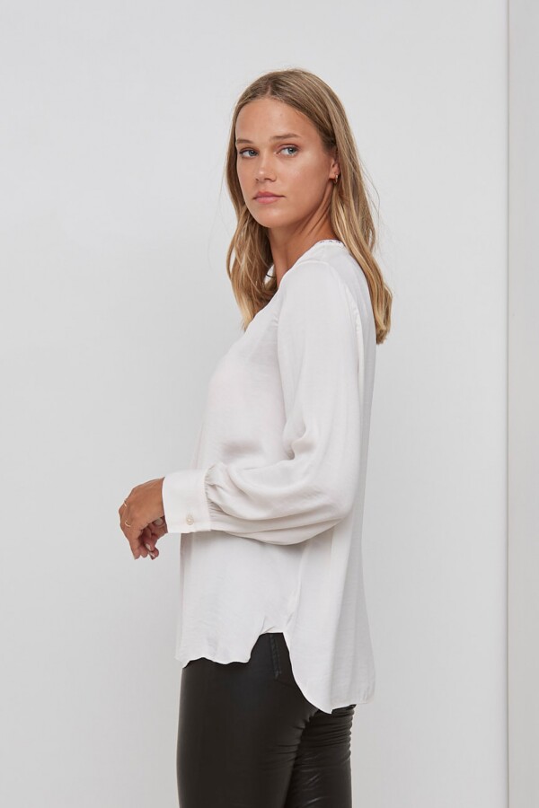 Blusa Satinada CRUDO