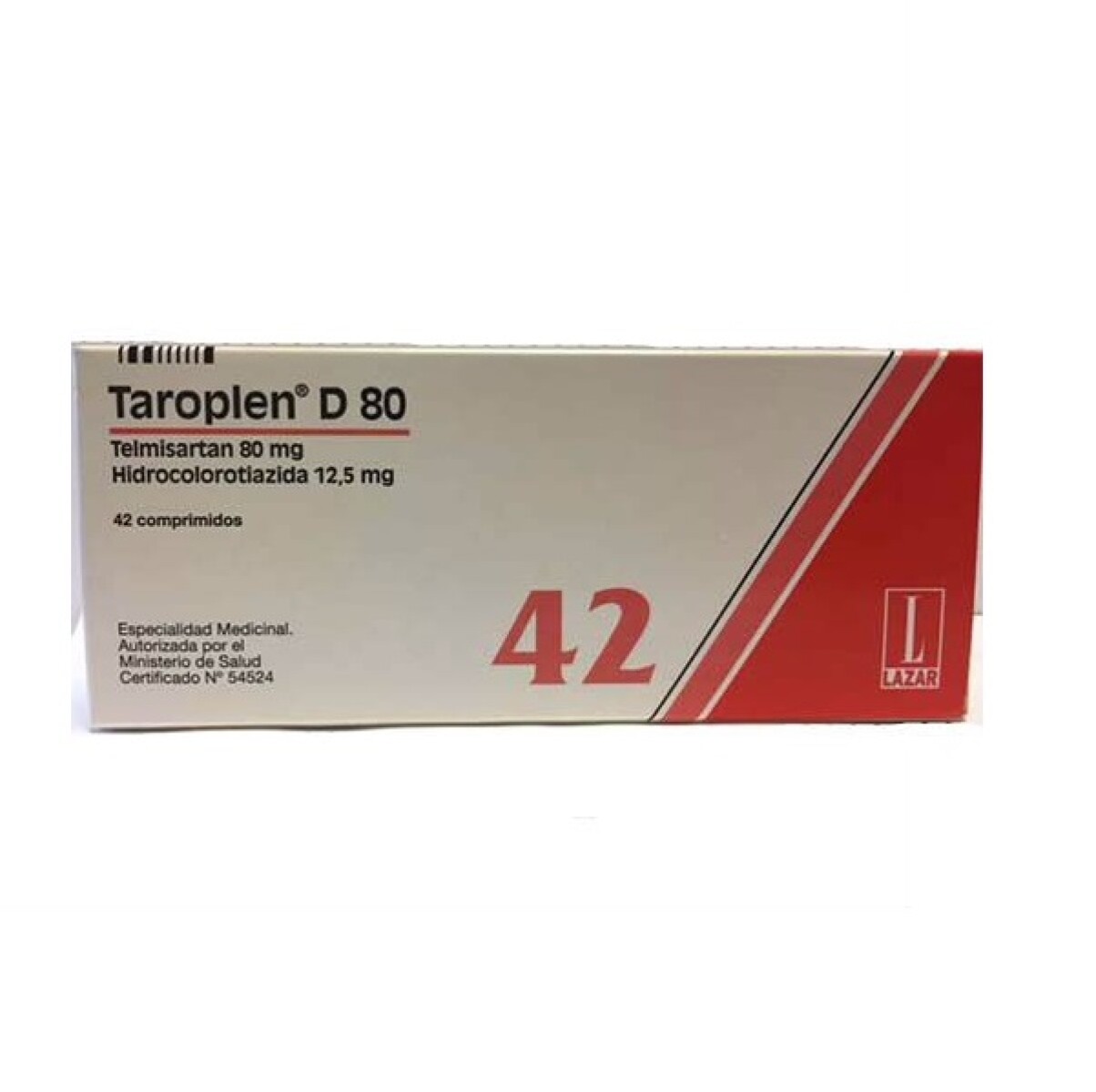 Taroplen D 80 Mg. 42 Comp. 