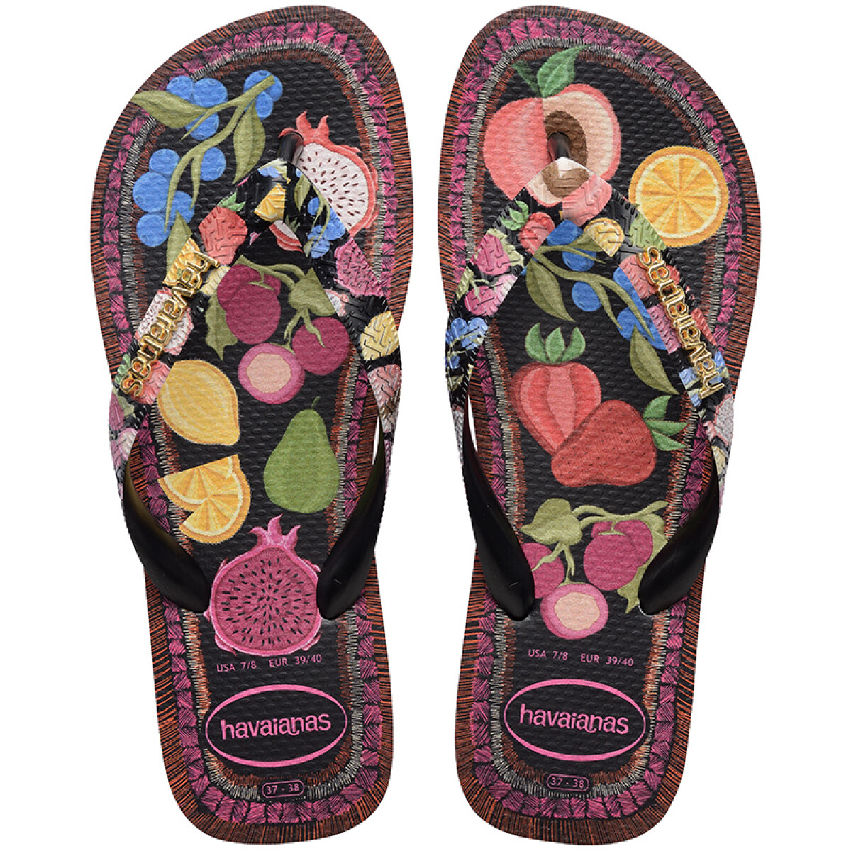 Ojotas Havaianas Top Tropicalia Vibes II - Negro 