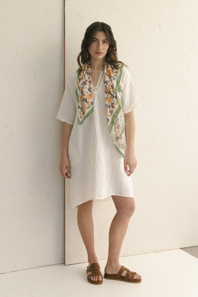 VESTIDO LINO NATURAL
