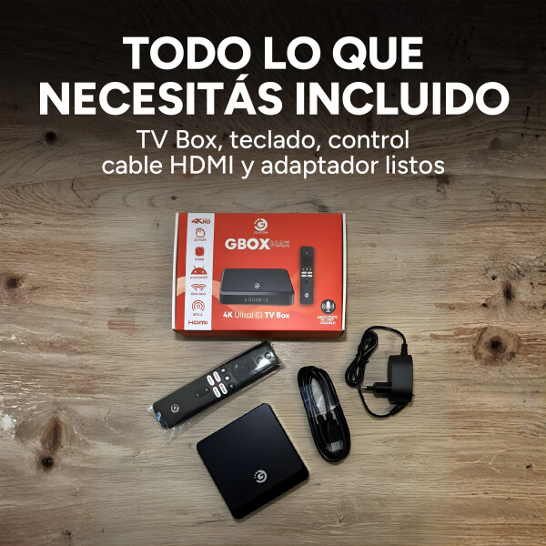 Smart Tv Box Goldtech 32Gb 4Gb Ram 4K Quad Core Android 11 Color Negro