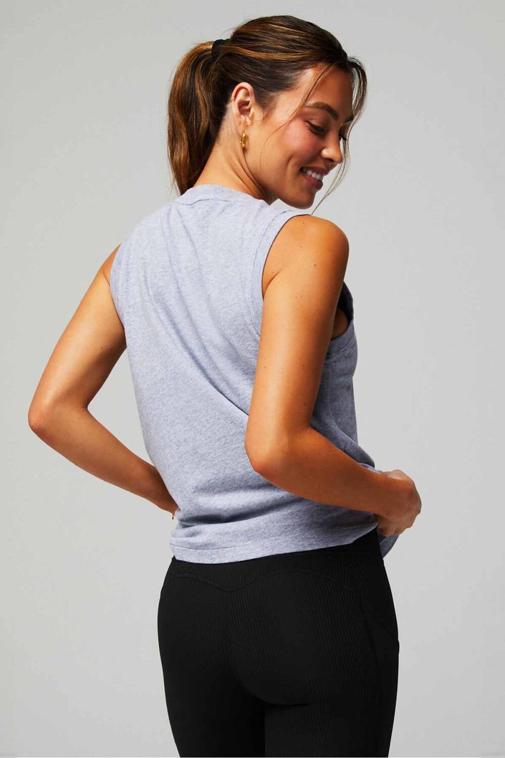 Bividi Cotton Tank Mujer Classic Grey Heather