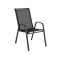 Silla de Textilina y Acero Negro