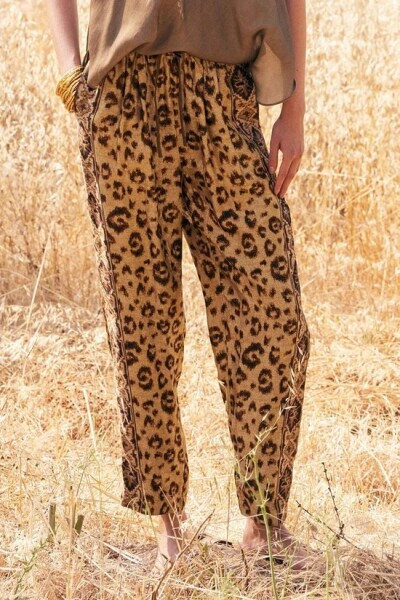 PANTALON LORENE Leopardo