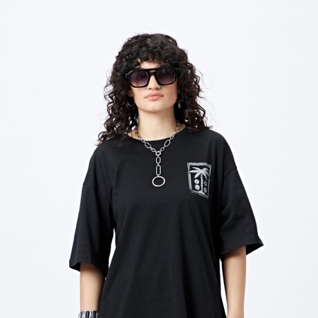 REMERA POSTCARD Negro