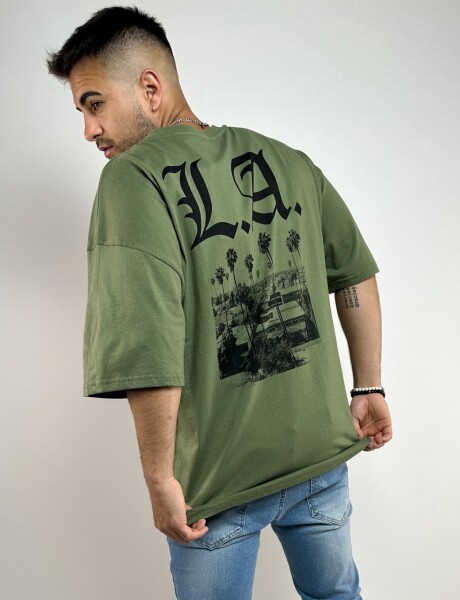 T-Shirt oversize Tefo Verde