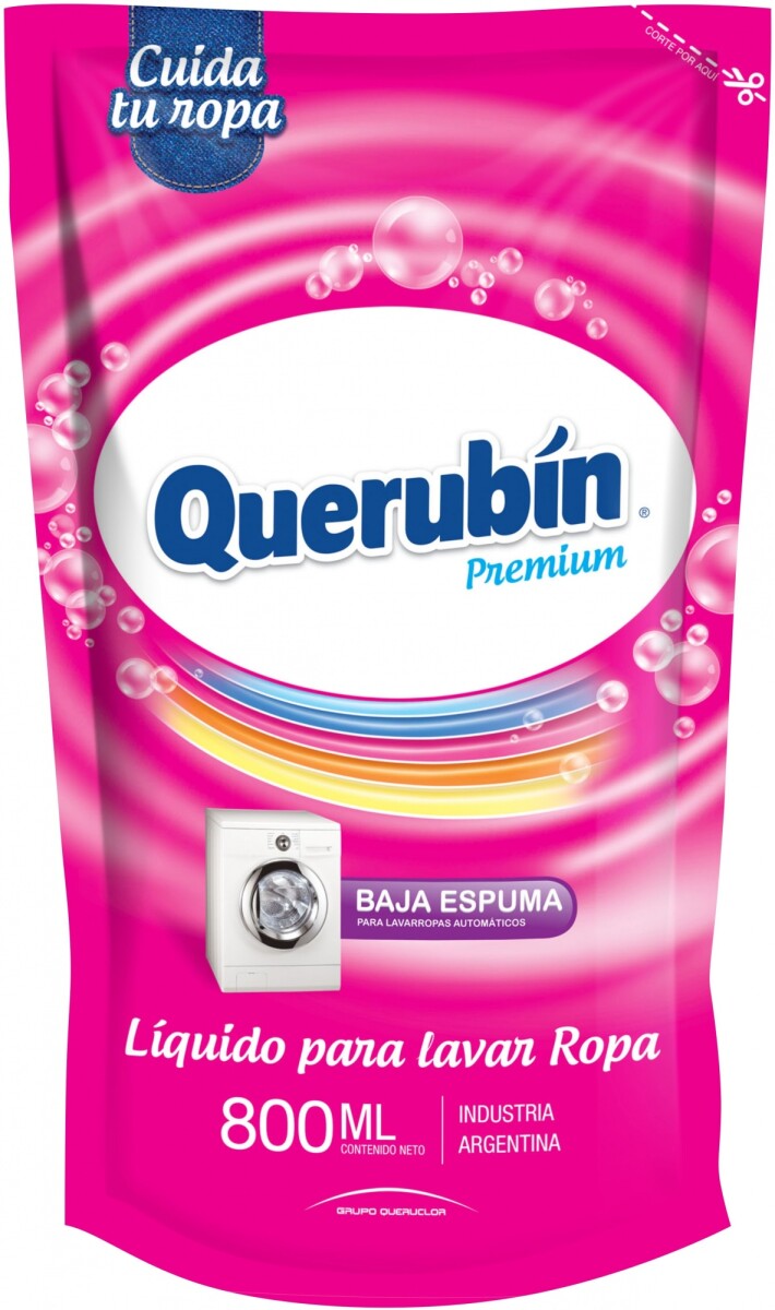 Jabón Líquido para Lavar Ropa Querubin 800CC Doy Pack 
